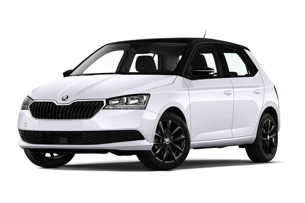 Skoda Fabia (Baujahr 2018) Ambition 5 Türen seitlich vorne mit Felge