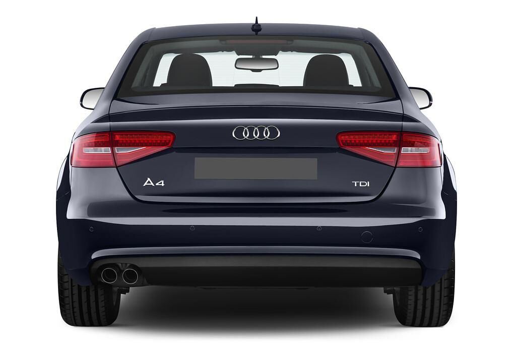 Audi A4 (Baujahr 2013) Ambition 4 Türen Heckansicht