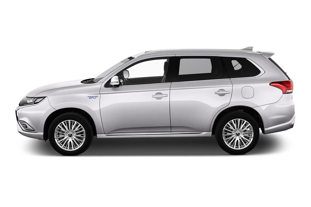 Mitsubishi Outlander Plug-in Hybrid (Baujahr 2018) Plus 5 Türen Seitenansicht