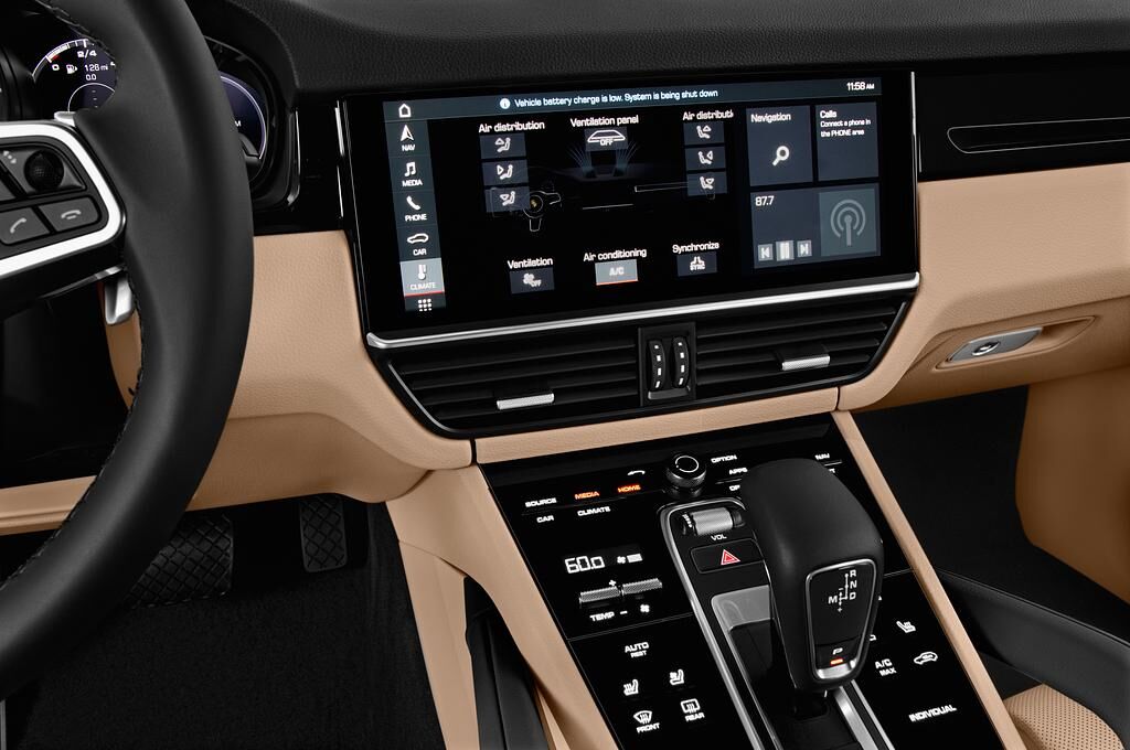 Porsche Cayenne (Baujahr 2019) - 5 Türen Temperatur und Klimaanlage