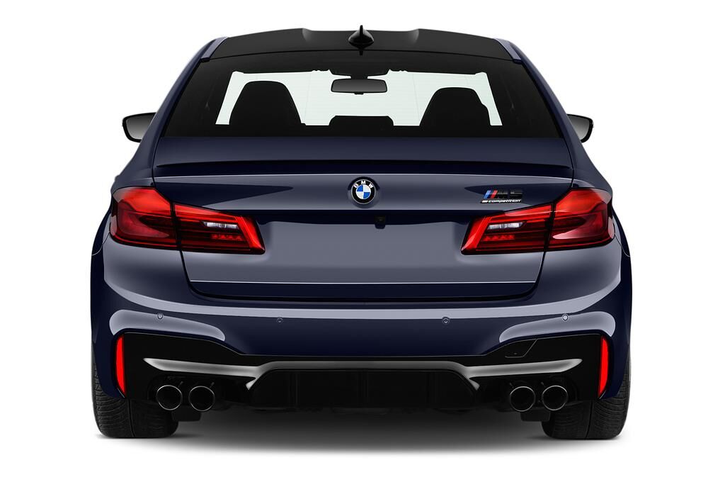 BMW M5 Competition (Baujahr 2019) Base 4 Türen Heckansicht