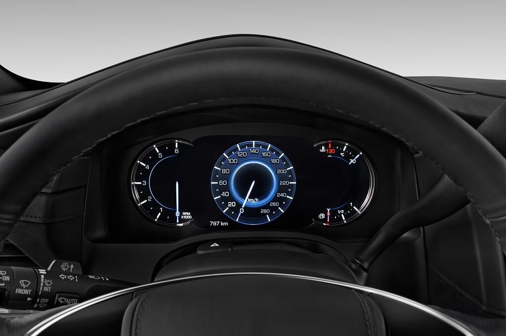 Cadillac Escalade (Baujahr 2019) Platinum 5 Türen Tacho und Fahrerinstrumente