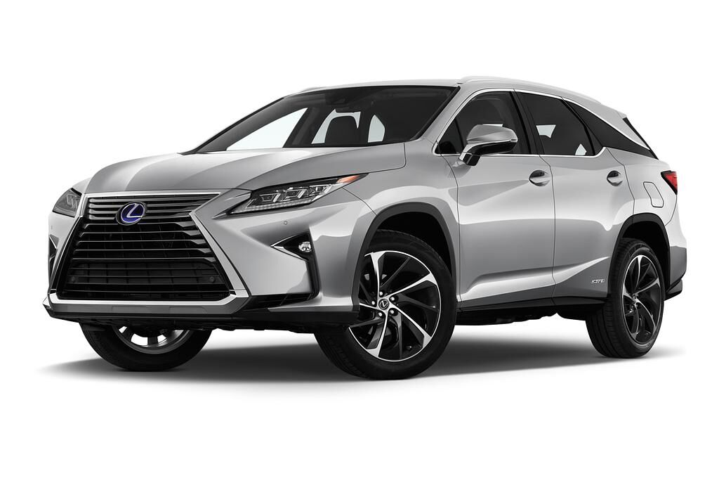 Lexus RX (Baujahr 2019) Luxury Line 5 Türen seitlich vorne mit Felge