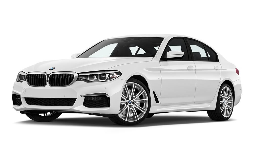 BMW 5 Series (Baujahr 2019) M Sport 4 Türen seitlich vorne mit Felge