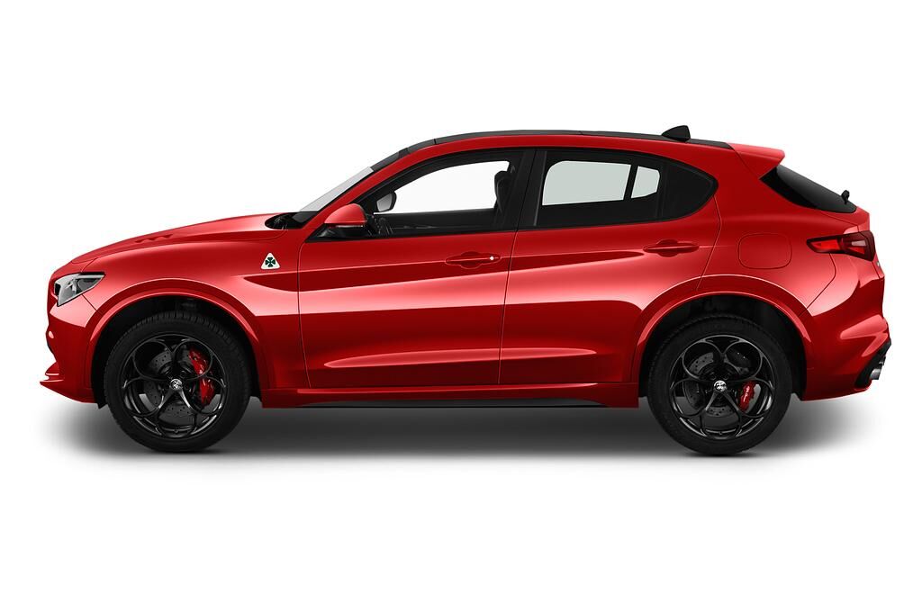 Alfa Romeo Stelvio Quadrifoglio (Baujahr 2019) - 5 Türen Seitenansicht