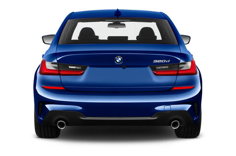 BMW 3 Series (Baujahr 2019) M Sport 4 Türen Heckansicht