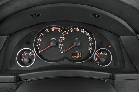 Opel Meriva (Baujahr 2010) Selection 5 Türen Tacho und Fahrerinstrumente