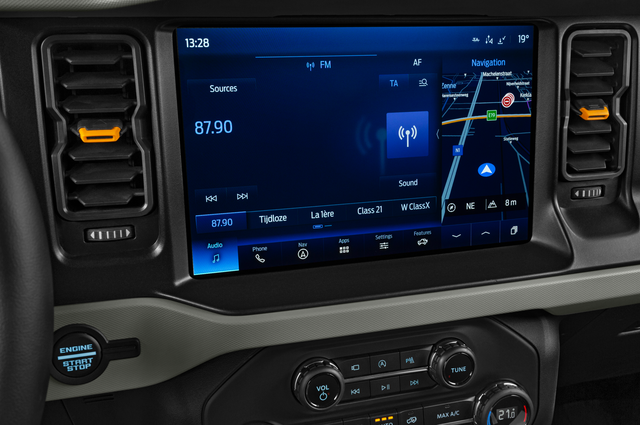 Ford Bronco (Baujahr 2023) Badlands 5 Türen Radio und Infotainmentsystem
