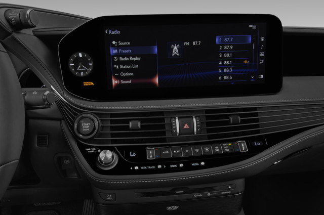 Lexus LS (Baujahr 2022) Base 500h 4 Türen Radio und Infotainmentsystem