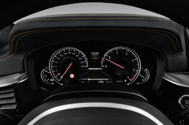 BMW 5 Series (Baujahr 2018) - 4 Türen Tacho und Fahrerinstrumente