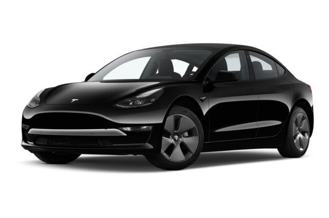 Tesla Model 3 (Baujahr 2022) Long Range 4 Türen seitlich vorne mit Felge