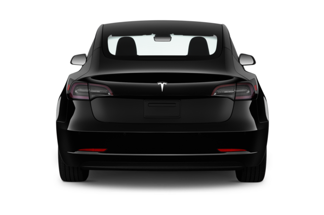 Tesla Model 3 (Baujahr 2022) Long Range 4 Türen Heckansicht