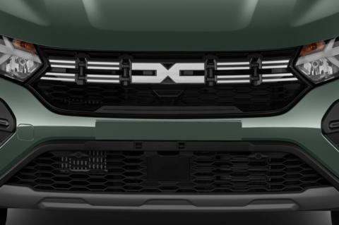 Dacia Jogger (Baujahr 2023) Extreme Hybrid 5 Türen Kühlergrill und Scheinwerfer