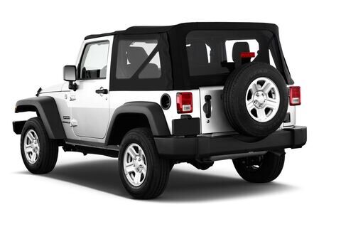 Jeep Wrangler (Baujahr 2012) Sport 3 Türen seitlich hinten