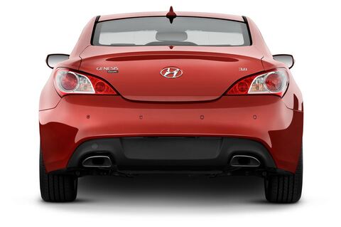 Hyundai Genesis (Baujahr 2011) - 2 Türen Heckansicht