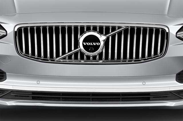 Volvo S90 Recharge (Baujahr 2021) Inscription 4 Türen Kühlergrill und Scheinwerfer