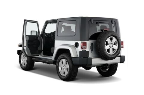 Jeep Wrangler (Baujahr 2010) Sahara 3 Türen Tür geöffnet