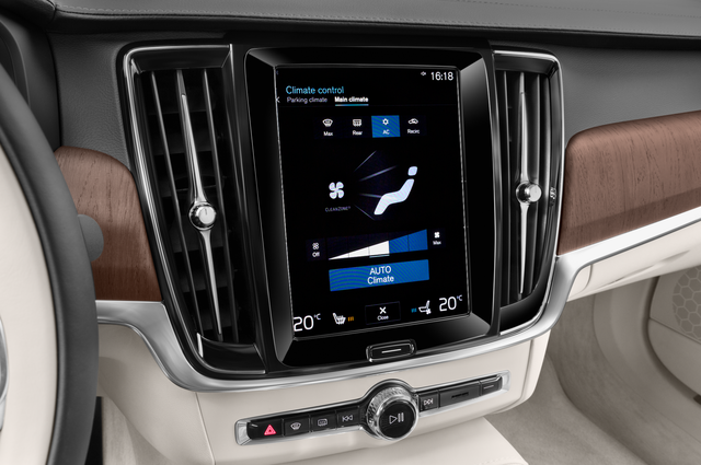 Volvo S90 Recharge (Baujahr 2021) Inscription 4 Türen Temperatur und Klimaanlage