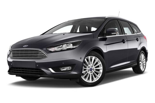 Ford Focus (Baujahr 2015) Titanium 5 Türen seitlich vorne mit Felge