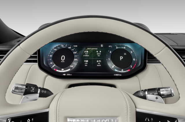 Land Rover Range Rover (Baujahr 2022) First Edition 5 Türen Tacho und Fahrerinstrumente