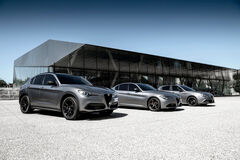 Sondermodelle von Alfa Giulia, Stelvio und Giulietta - Drei mit sch...