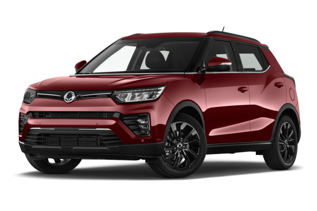 Ssangyong Tivoli (Baujahr 2023) Blackline 5 Türen seitlich vorne mit Felge