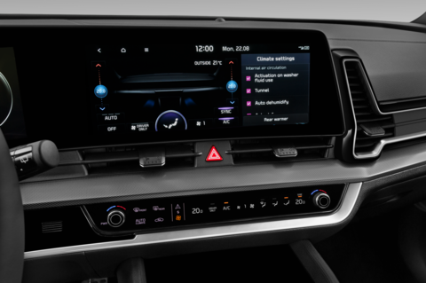 Kia Sportage Plug-in Hybrid (Baujahr 2022) GT-line 5 Türen Temperatur und Klimaanlage