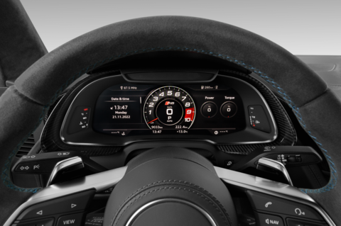 Audi R8 (Baujahr 2022) Performance 2 Türen Tacho und Fahrerinstrumente