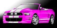 SEMA 2010 - Der rosarote Mustang