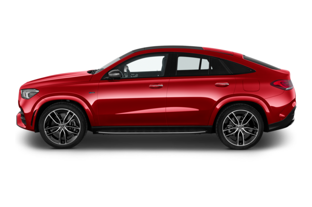 Mercedes GLE Coupe (Baujahr 2021) 350 e AMG Line 5 Türen Seitenansicht