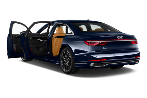 Audi A8 (Baujahr 2022) Base PHEV 4 Türen Tür geöffnet