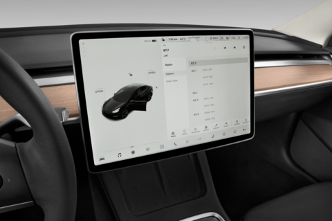 Tesla Model 3 (Baujahr 2022) Long Range 4 Türen Radio und Infotainmentsystem