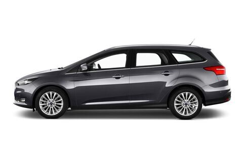 Ford Focus (Baujahr 2015) Titanium 5 Türen Seitenansicht