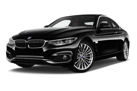 BMW 4 Series (Baujahr 2018) Luxury Line 4 Türen seitlich vorne mit Felge