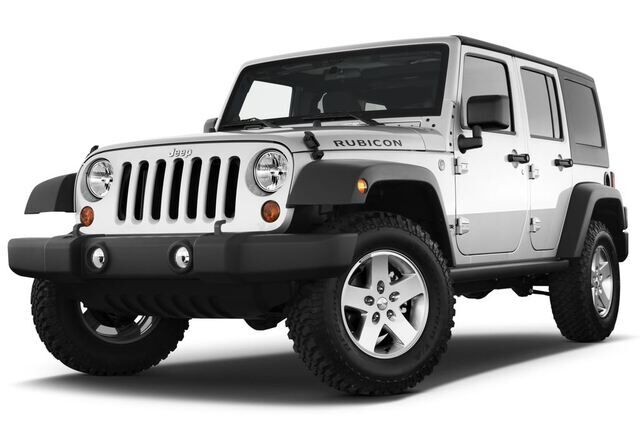 Jeep Wrangler Unlimited (Baujahr 2012) Rubicon 3 Türen seitlich vorne mit Felge