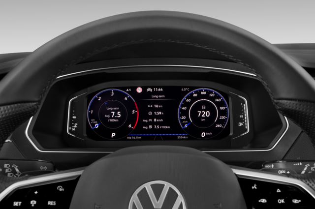 Volkswagen Tiguan Allspace (Baujahr 2022) R-Line 5 Türen Tacho und Fahrerinstrumente