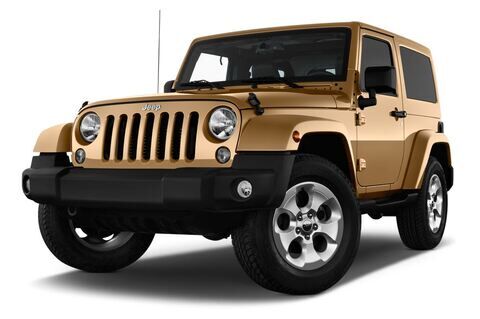 Jeep Wrangler (Baujahr 2017) Sahara 5 Türen seitlich vorne mit Felge