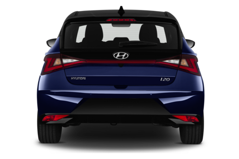Hyundai i20 (Baujahr 2021) Prime 5 Türen Heckansicht
