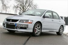 Mitsubishi Lancer Evolution IX im Test: Ein echter Männer-Renner