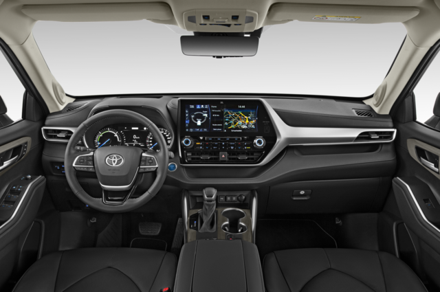 Toyota Highlander (Baujahr 2021) Luxury 5 Türen Cockpit und Innenraum