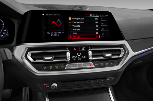 BMW M4 Coupe (Baujahr 2021) Competition 2 Türen Radio und Infotainmentsystem