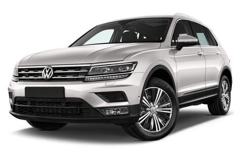 Volkswagen Tiguan (Baujahr 2017) Comfortline 5 Türen seitlich vorne mit Felge