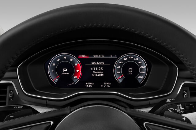 Audi A4 (Baujahr 2020) Advanced 4 Türen Tacho und Fahrerinstrumente