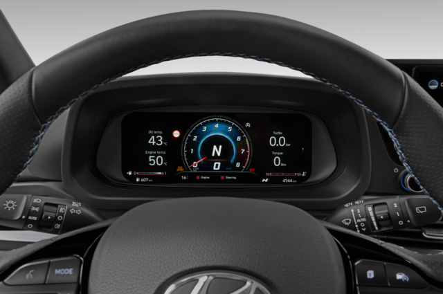 Hyundai i20 N (Baujahr 2021) N Performance 5 Türen Tacho und Fahrerinstrumente