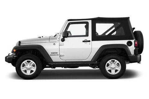 Jeep Wrangler (Baujahr 2012) Sport 3 Türen Seitenansicht