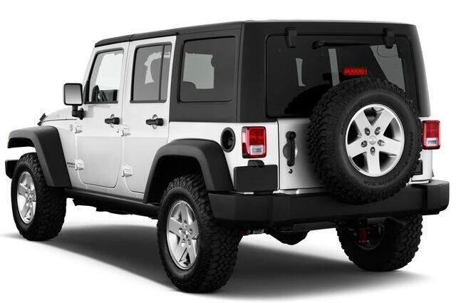 Jeep Wrangler Unlimited (Baujahr 2012) Rubicon 3 Türen seitlich hinten