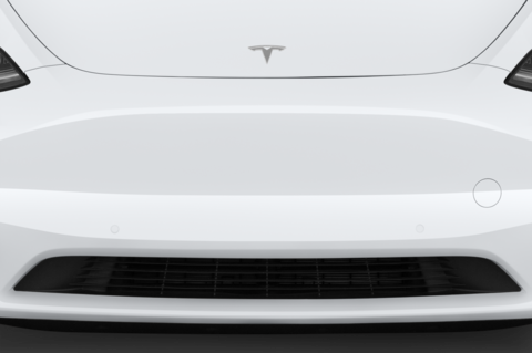Tesla Model Y (Baujahr 2021) Long Range AWD 5 Türen Kühlergrill und Scheinwerfer