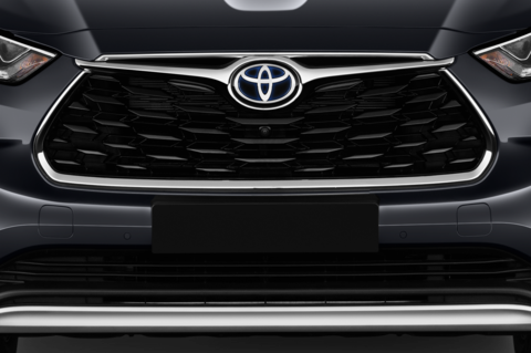 Toyota Highlander (Baujahr 2021) Luxury 5 Türen Kühlergrill und Scheinwerfer