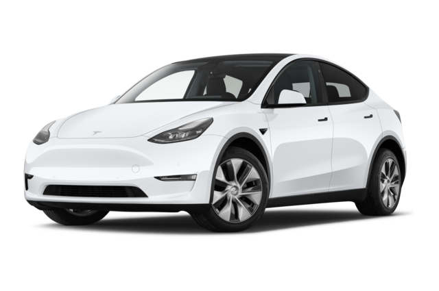 Tesla Model Y (Baujahr 2022) Long Range AWD 5 Türen seitlich vorne mit Felge
