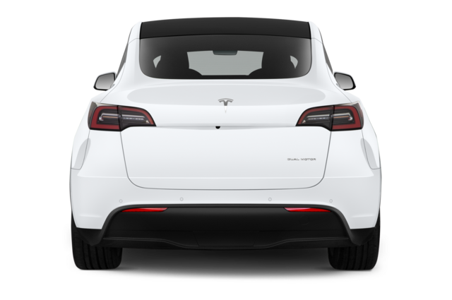 Tesla Model Y (Baujahr 2022) Long Range AWD 5 Türen Heckansicht